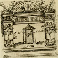 An illustration from Le imprese illvstri del s.or Ieronimo Rvscelli. Aggivntovi nvovam.te il qvarto libro da Vincenzo Rvscelli da Viterbo.. (1584)