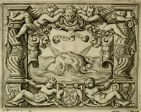 An illustration from Le imprese illvstri del s.or Ieronimo Rvscelli. Aggivntovi nvovam.te il qvarto libro da Vincenzo Rvscelli da Viterbo.. (1584)