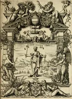 An illustration from Le imprese illvstri del s.or Ieronimo Rvscelli. Aggivntovi nvovam.te il qvarto libro da Vincenzo Rvscelli da Viterbo.. (1584)