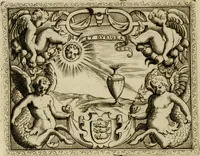 An illustration from Le imprese illvstri del s.or Ieronimo Rvscelli. Aggivntovi nvovam.te il qvarto libro da Vincenzo Rvscelli da Viterbo.. (1584)