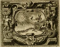 An illustration from Le imprese illvstri del s.or Ieronimo Rvscelli. Aggivntovi nvovam.te il qvarto libro da Vincenzo Rvscelli da Viterbo.. (1584)