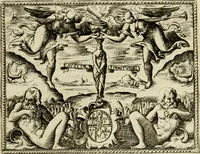 An illustration from Le imprese illvstri del s.or Ieronimo Rvscelli. Aggivntovi nvovam.te il qvarto libro da Vincenzo Rvscelli da Viterbo.. (1584)
