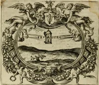 An illustration from Le imprese illvstri del s.or Ieronimo Rvscelli. Aggivntovi nvovam.te il qvarto libro da Vincenzo Rvscelli da Viterbo.. (1584)