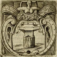 An illustration from Le imprese illvstri del s.or Ieronimo Rvscelli. Aggivntovi nvovam.te il qvarto libro da Vincenzo Rvscelli da Viterbo.. (1584)