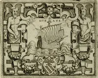 An illustration from Le imprese illvstri del s.or Ieronimo Rvscelli. Aggivntovi nvovam.te il qvarto libro da Vincenzo Rvscelli da Viterbo.. (1584)