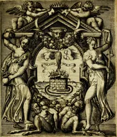 An illustration from Le imprese illvstri, con espositioni, et discorsi del S.or Ieronimo Rvscelli. Con la givnta di altre imprese tvtto riordinato et corretto da Fran.co Patritio (1572)