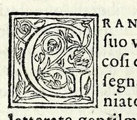 An illustration from Le iscrittioni poste sotto le vere imagini de gli huomini famosi : le quali à Como nel museo del Giouio si veggiono (1552)