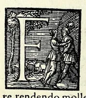 An illustration from Le iscrittioni poste sotto le vere imagini de gli huomini famosi : le quali à Como nel museo del Giouio si veggiono (1552)