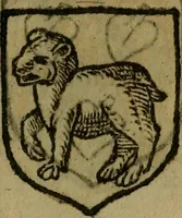 Picture 149 of 709 from Le jardin d'armoiries : contenant les armes de plusieurs nobles royaumes & maisons de Germanie Inferieure: oeuvre autant nouveau, que proufitable à tous amateurs du noble exercice d'armes. Den boomagert der wapenen, inhoudende wapenen van vele edele huysen van dese Nederlanden, en andere onliggende .. (1567), leaf 104