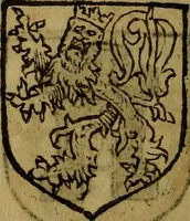 Picture 152 of 709 from Le jardin d'armoiries : contenant les armes de plusieurs nobles royaumes & maisons de Germanie Inferieure: oeuvre autant nouveau, que proufitable à tous amateurs du noble exercice d'armes. Den boomagert der wapenen, inhoudende wapenen van vele edele huysen van dese Nederlanden, en andere onliggende .. (1567), leaf 105