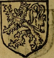 Picture 160 of 709 from Le jardin d'armoiries : contenant les armes de plusieurs nobles royaumes & maisons de Germanie Inferieure: oeuvre autant nouveau, que proufitable à tous amateurs du noble exercice d'armes. Den boomagert der wapenen, inhoudende wapenen van vele edele huysen van dese Nederlanden, en andere onliggende .. (1567), leaf 109