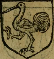 An illustration from Le jardin d'armoiries : contenant les armes de plusieurs nobles royaumes & maisons de Germanie Inferieure: oeuvre autant nouveau, que proufitable à tous amateurs du noble exercice d'armes. Den boomagert der wapenen, inhoudende wapenen van vele edele huysen van dese Nederlanden, en andere onliggende .. (1567)