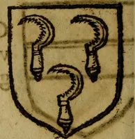 Picture 183 of 709 from Le jardin d'armoiries : contenant les armes de plusieurs nobles royaumes & maisons de Germanie Inferieure: oeuvre autant nouveau, que proufitable à tous amateurs du noble exercice d'armes. Den boomagert der wapenen, inhoudende wapenen van vele edele huysen van dese Nederlanden, en andere onliggende .. (1567), leaf 119