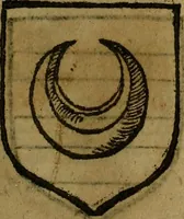 An illustration from Le jardin d'armoiries : contenant les armes de plusieurs nobles royaumes & maisons de Germanie Inferieure: oeuvre autant nouveau, que proufitable à tous amateurs du noble exercice d'armes. Den boomagert der wapenen, inhoudende wapenen van vele edele huysen van dese Nederlanden, en andere onliggende .. (1567)