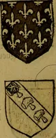 Picture 325 of 709 from Le jardin d'armoiries : contenant les armes de plusieurs nobles royaumes & maisons de Germanie Inferieure: oeuvre autant nouveau, que proufitable à tous amateurs du noble exercice d'armes. Den boomagert der wapenen, inhoudende wapenen van vele edele huysen van dese Nederlanden, en andere onliggende .. (1567), leaf 185