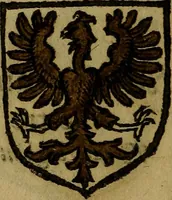 Picture 364 of 709 from Le jardin d'armoiries : contenant les armes de plusieurs nobles royaumes & maisons de Germanie Inferieure: oeuvre autant nouveau, que proufitable à tous amateurs du noble exercice d'armes. Den boomagert der wapenen, inhoudende wapenen van vele edele huysen van dese Nederlanden, en andere onliggende .. (1567), leaf 203