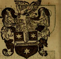 An illustration from Le jardin d'armoiries : contenant les armes de plusieurs nobles royaumes & maisons de Germanie Inferieure: oeuvre autant nouveau, que proufitable à tous amateurs du noble exercice d'armes. Den boomagert der wapenen, inhoudende wapenen van vele edele huysen van dese Nederlanden, en andere onliggende .. (1567)