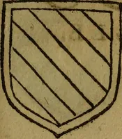 An illustration from Le jardin d'armoiries : contenant les armes de plusieurs nobles royaumes & maisons de Germanie Inferieure: oeuvre autant nouveau, que proufitable à tous amateurs du noble exercice d'armes. Den boomagert der wapenen, inhoudende wapenen van vele edele huysen van dese Nederlanden, en andere onliggende .. (1567)