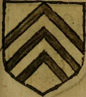An illustration from Le jardin d'armoiries : contenant les armes de plusieurs nobles royaumes & maisons de Germanie Inferieure: oeuvre autant nouveau, que proufitable à tous amateurs du noble exercice d'armes. Den boomagert der wapenen, inhoudende wapenen van vele edele huysen van dese Nederlanden, en andere onliggende .. (1567)