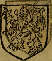 Picture 424 of 709 from Le jardin d'armoiries : contenant les armes de plusieurs nobles royaumes & maisons de Germanie Inferieure: oeuvre autant nouveau, que proufitable à tous amateurs du noble exercice d'armes. Den boomagert der wapenen, inhoudende wapenen van vele edele huysen van dese Nederlanden, en andere onliggende .. (1567), leaf 233