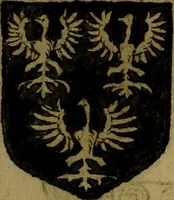 Picture 439 of 709 from Le jardin d'armoiries : contenant les armes de plusieurs nobles royaumes & maisons de Germanie Inferieure: oeuvre autant nouveau, que proufitable à tous amateurs du noble exercice d'armes. Den boomagert der wapenen, inhoudende wapenen van vele edele huysen van dese Nederlanden, en andere onliggende .. (1567), leaf 240