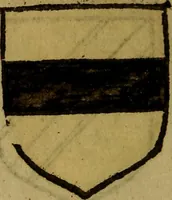 An illustration from Le jardin d'armoiries : contenant les armes de plusieurs nobles royaumes & maisons de Germanie Inferieure: oeuvre autant nouveau, que proufitable à tous amateurs du noble exercice d'armes. Den boomagert der wapenen, inhoudende wapenen van vele edele huysen van dese Nederlanden, en andere onliggende .. (1567)
