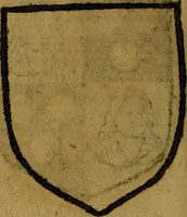 An illustration from Le jardin d'armoiries : contenant les armes de plusieurs nobles royaumes & maisons de Germanie Inferieure: oeuvre autant nouveau, que proufitable à tous amateurs du noble exercice d'armes. Den boomagert der wapenen, inhoudende wapenen van vele edele huysen van dese Nederlanden, en andere onliggende .. (1567)