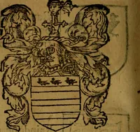 Picture 510 of 709 from Le jardin d'armoiries : contenant les armes de plusieurs nobles royaumes & maisons de Germanie Inferieure: oeuvre autant nouveau, que proufitable à tous amateurs du noble exercice d'armes. Den boomagert der wapenen, inhoudende wapenen van vele edele huysen van dese Nederlanden, en andere onliggende .. (1567), leaf 277