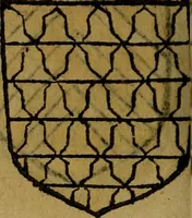 An illustration from Le jardin d'armoiries : contenant les armes de plusieurs nobles royaumes & maisons de Germanie Inferieure: oeuvre autant nouveau, que proufitable à tous amateurs du noble exercice d'armes. Den boomagert der wapenen, inhoudende wapenen van vele edele huysen van dese Nederlanden, en andere onliggende .. (1567)