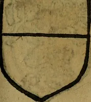 An illustration from Le jardin d'armoiries : contenant les armes de plusieurs nobles royaumes & maisons de Germanie Inferieure: oeuvre autant nouveau, que proufitable à tous amateurs du noble exercice d'armes. Den boomagert der wapenen, inhoudende wapenen van vele edele huysen van dese Nederlanden, en andere onliggende .. (1567)
