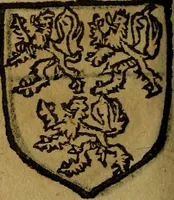 Picture 546 of 709 from Le jardin d'armoiries : contenant les armes de plusieurs nobles royaumes & maisons de Germanie Inferieure: oeuvre autant nouveau, que proufitable à tous amateurs du noble exercice d'armes. Den boomagert der wapenen, inhoudende wapenen van vele edele huysen van dese Nederlanden, en andere onliggende .. (1567), leaf 291