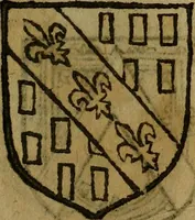 Picture 555 of 709 from Le jardin d'armoiries : contenant les armes de plusieurs nobles royaumes & maisons de Germanie Inferieure: oeuvre autant nouveau, que proufitable à tous amateurs du noble exercice d'armes. Den boomagert der wapenen, inhoudende wapenen van vele edele huysen van dese Nederlanden, en andere onliggende .. (1567), leaf 296