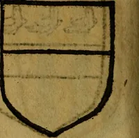 An illustration from Le jardin d'armoiries : contenant les armes de plusieurs nobles royaumes & maisons de Germanie Inferieure: oeuvre autant nouveau, que proufitable à tous amateurs du noble exercice d'armes. Den boomagert der wapenen, inhoudende wapenen van vele edele huysen van dese Nederlanden, en andere onliggende .. (1567)