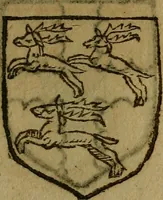 Picture 588 of 709 from Le jardin d'armoiries : contenant les armes de plusieurs nobles royaumes & maisons de Germanie Inferieure: oeuvre autant nouveau, que proufitable à tous amateurs du noble exercice d'armes. Den boomagert der wapenen, inhoudende wapenen van vele edele huysen van dese Nederlanden, en andere onliggende .. (1567), leaf 312