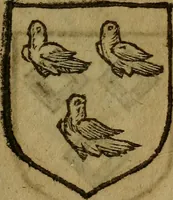 An illustration from Le jardin d'armoiries : contenant les armes de plusieurs nobles royaumes & maisons de Germanie Inferieure: oeuvre autant nouveau, que proufitable à tous amateurs du noble exercice d'armes. Den boomagert der wapenen, inhoudende wapenen van vele edele huysen van dese Nederlanden, en andere onliggende .. (1567)