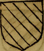 An illustration from Le jardin d'armoiries : contenant les armes de plusieurs nobles royaumes & maisons de Germanie Inferieure: oeuvre autant nouveau, que proufitable à tous amateurs du noble exercice d'armes. Den boomagert der wapenen, inhoudende wapenen van vele edele huysen van dese Nederlanden, en andere onliggende .. (1567)
