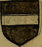 An illustration from Le jardin d'armoiries : contenant les armes de plusieurs nobles royaumes & maisons de Germanie Inferieure: oeuvre autant nouveau, que proufitable à tous amateurs du noble exercice d'armes. Den boomagert der wapenen, inhoudende wapenen van vele edele huysen van dese Nederlanden, en andere onliggende .. (1567)