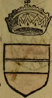 An illustration from Le jardin d'armoiries : contenant les armes de plusieurs nobles royaumes & maisons de Germanie Inferieure: oeuvre autant nouveau, que proufitable à tous amateurs du noble exercice d'armes. Den boomagert der wapenen, inhoudende wapenen van vele edele huysen van dese Nederlanden, en andere onliggende .. (1567)