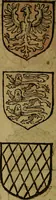 Picture 31 of 709 from Le jardin d'armoiries : contenant les armes de plusieurs nobles royaumes & maisons de Germanie Inferieure: oeuvre autant nouveau, que proufitable à tous amateurs du noble exercice d'armes. Den boomagert der wapenen, inhoudende wapenen van vele edele huysen van dese Nederlanden, en andere onliggende .. (1567), leaf 43