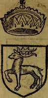 An illustration from Le jardin d'armoiries : contenant les armes de plusieurs nobles royaumes & maisons de Germanie Inferieure: oeuvre autant nouveau, que proufitable à tous amateurs du noble exercice d'armes. Den boomagert der wapenen, inhoudende wapenen van vele edele huysen van dese Nederlanden, en andere onliggende .. (1567)