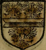 Picture 70 of 709 from Le jardin d'armoiries : contenant les armes de plusieurs nobles royaumes & maisons de Germanie Inferieure: oeuvre autant nouveau, que proufitable à tous amateurs du noble exercice d'armes. Den boomagert der wapenen, inhoudende wapenen van vele edele huysen van dese Nederlanden, en andere onliggende .. (1567), leaf 64