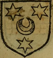 Picture 83 of 709 from Le jardin d'armoiries : contenant les armes de plusieurs nobles royaumes & maisons de Germanie Inferieure: oeuvre autant nouveau, que proufitable à tous amateurs du noble exercice d'armes. Den boomagert der wapenen, inhoudende wapenen van vele edele huysen van dese Nederlanden, en andere onliggende .. (1567), leaf 70