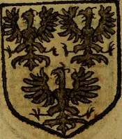 Picture 106 of 709 from Le jardin d'armoiries : contenant les armes de plusieurs nobles royaumes & maisons de Germanie Inferieure: oeuvre autant nouveau, que proufitable à tous amateurs du noble exercice d'armes. Den boomagert der wapenen, inhoudende wapenen van vele edele huysen van dese Nederlanden, en andere onliggende .. (1567), leaf 83
