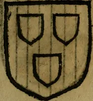 An illustration from Le jardin d'armoiries : contenant les armes de plusieurs nobles royaumes & maisons de Germanie Inferieure: oeuvre autant nouveau, que proufitable à tous amateurs du noble exercice d'armes. Den boomagert der wapenen, inhoudende wapenen van vele edele huysen van dese Nederlanden, en andere onliggende .. (1567)