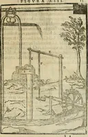 An illustration from Le machine : volume nuouo et di molto artificio da fare effetti marauigliosi tanto spiritali quanto di animale operatione arichito di bellissime figure conle dichiarationi a ciascuna di esse in lingua uolgare et latina (1629)