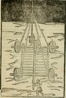 An illustration from Le machine : volume nuouo et di molto artificio da fare effetti marauigliosi tanto spiritali quanto di animale operatione arichito di bellissime figure conle dichiarationi a ciascuna di esse in lingua uolgare et latina (1629)