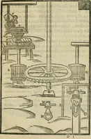 An illustration from Le machine : volume nuouo et di molto artificio da fare effetti marauigliosi tanto spiritali quanto di animale operatione arichito di bellissime figure conle dichiarationi a ciascuna di esse in lingua uolgare et latina (1629)