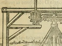 An illustration from Le machine : volume nuouo et di molto artificio da fare effetti marauigliosi tanto spiritali quanto di animale operatione arichito di bellissime figure conle dichiarationi a ciascuna di esse in lingua uolgare et latina (1629)