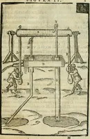 An illustration from Le machine : volume nuouo et di molto artificio da fare effetti marauigliosi tanto spiritali quanto di animale operatione arichito di bellissime figure conle dichiarationi a ciascuna di esse in lingua uolgare et latina (1629)