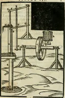 An illustration from Le machine : volume nuouo et di molto artificio da fare effetti marauigliosi tanto spiritali quanto di animale operatione arichito di bellissime figure conle dichiarationi a ciascuna di esse in lingua uolgare et latina (1629)